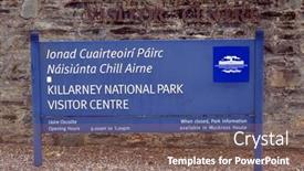  Presentation with killarney - Beautiful PPT theme featuring killarney-ireland-may-15-2011 backdrop and a violet colored foreground