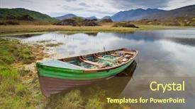  Presentation with killarney - PPT layouts enhanced with killarney lake in co kerry background and a tawny brown colored foreground
