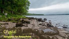  Presentation with killarney - PPT theme enhanced with killarney-national-park-killarney-national background and a tawny brown colored foreground