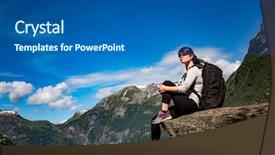  Presentation with beautiful nature - Colorful presentation enhanced with kilometer - geiranger fjord beautiful nature norway backdrop and a  colored foreground