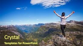  Presentation with beautiful nature in twilight - Slide set having kilometer - geiranger fjord beautiful nature norway background and a tawny brown colored foreground