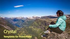  Presentation with rajasthani tourism - Slide set with kilometer - tourism vacation and traveling geiranger background and a  colored foreground