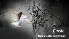  Presentation with kimono - Amazing presentation theme having kimono break wall mixed media backdrop and a  colored foreground