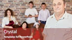  Presentation with elderly - Amazing slide set having kin - portrait of elderly man backdrop and a tawny brown colored foreground