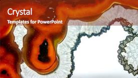  Presentation with stone - PPT layouts consisting of kind rocks - natural stone background background and a tawny brown colored foreground