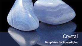  Presentation with blue black and silver - Presentation design having adult woman with old brown suitcase relaxing to the water of a natural pond background and a light gray colored foreground