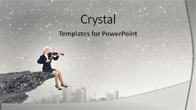  Presentation with sexy santa woman red - Theme featuring kind rocks - woman in formal suit background and a  colored foreground