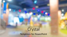  Presentation with blur - PPT layouts consisting of kindergarten slides - abstract blur modern playground background and a coral colored foreground