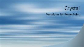  Presentation with abstract blue technology - Beautiful presentation featuring kinetic art - blue abstract background with horizontal backdrop and a  colored foreground