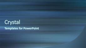  Presentation with abstract blue technology - Beautiful presentation theme featuring kinetic art - blue abstract background with horizontal backdrop and a ocean colored foreground