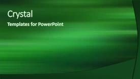  Presentation with art lines - Amazing slide deck having kinetic art - green abstract background with horizontal backdrop and a forest green colored foreground