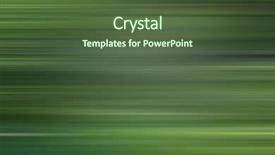  Presentation with green lines - Presentation theme featuring kinetic art - green abstract background with horizontal background and a tawny brown colored foreground