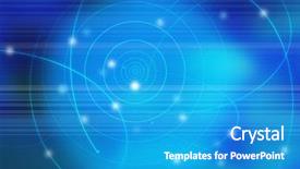  Presentation with light blue - Cool new presentation theme with path future - fantasy galaxy light on blue backdrop and a teal colored foreground