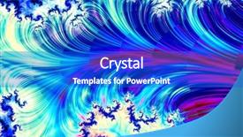  Presentation with ice - Theme having kinetics - ice background illustration background and a cobalt blue colored foreground