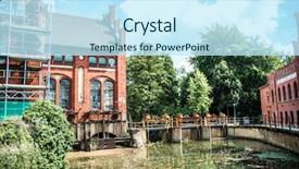  Presentation with mechanical - PPT theme enhanced with accessories and distance work tool background and a tawny brown colored foreground