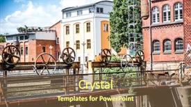  Presentation with mechanical - Audience pleasing PPT theme consisting of 3d russia flag original backdrop and a  colored foreground.