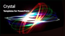  Presentation with light spectrum - Slide deck consisting of light spectrum - physiogram made with red green background and a black colored foreground