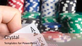  Presentation with martin luther king j - Presentation design featuring king and ace of clubs background and a coral colored foreground