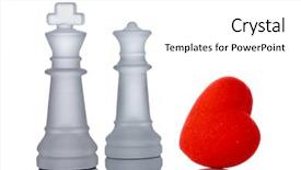  Presentation with queen - PPT theme enhanced with king and queen in love background and a white colored foreground