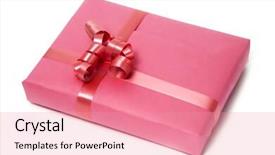  Presentation with white christmas - Beautiful presentation featuring king birthday - colored christmas gifts backdrop and a  colored foreground