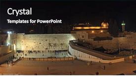  Presentation with king david - Beautiful PPT theme featuring king david - people mostly soldiers praying backdrop and a black colored foreground
