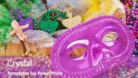  Presentation with mardi - PPT theme enhanced with tractor at a county fair background and a  colored foreground.