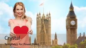  Presentation with teenage love - Slides with kingdom hearts - love travel tourism valentines day background and a coral colored foreground