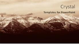  Presentation with kings - Theme featuring kings-canyon-mountain-with-snow background and a lemonade colored foreground