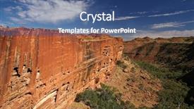  Presentation with kings - Audience pleasing presentation theme consisting of kings canyon nt australia backdrop and a ocean colored foreground