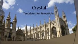  Presentation with kings - Theme with sources capital - kings college chapel cambridge background and a teal colored foreground