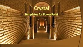  Presentation with ancient india palace in jaipur - Presentation theme with kings court - ancient palace interior arab style background and a tawny brown colored foreground