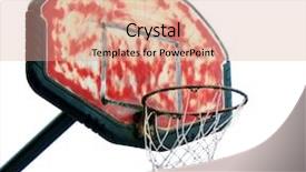  Presentation with kings - PPT layouts consisting of kings court - basketball background and a coral colored foreground