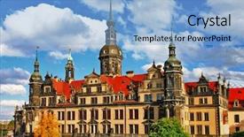  Presentation with beautiful flower elegant - PPT theme featuring while working in the garden background and a  colored foreground.