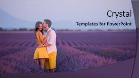  Presentation with lavender - Cool new slides with  backdrop and a  colored foreground