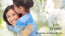 Presentation with cherry blossom - Cool new presentation theme with kissing over cherry blossom background backdrop and a  colored foreground