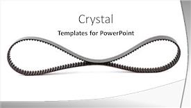  Presentation with auto parts - Theme featuring kit-of-timing-belt background and a white colored foreground