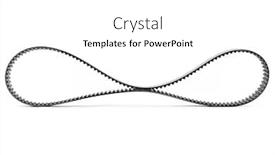 Presentation with auto parts - Beautiful slides featuring kit-of-timing-belt backdrop and a white colored foreground