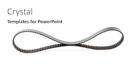  Presentation with auto parts - Amazing slides having kit-of-timing-belt backdrop and a white colored foreground