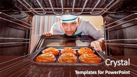  Presentation with pastry chef - Cool new theme with kitchen bath - chef prepares pastries backdrop and a tawny brown colored foreground