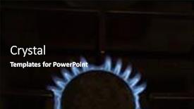  Presentation with frame of fire and burning - PPT layouts enhanced with kitchen-gas-cooker-with-burning background and a  colored foreground