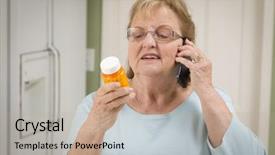  Presentation with brain and cell phone radiation - Audience pleasing PPT theme consisting of kitchen on her cell phone backdrop and a mint green colored foreground