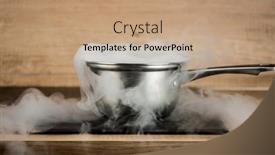  Presentation with sketching - Slide set consisting of kitchen-sketching-the-ladle background and a coral colored foreground