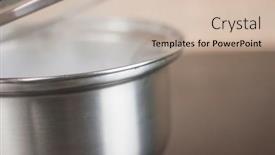  Presentation with sketching - Beautiful slides featuring kitchen-sketching-the-ladle backdrop and a soft green colored foreground