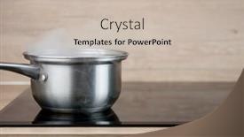  Presentation with sketching - Theme with kitchen-sketching-the-ladle background and a soft green colored foreground