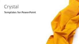  Presentation with kitchen towel - Presentation design enhanced with kitchen-table-cloth-cooking-towel background and a white colored foreground