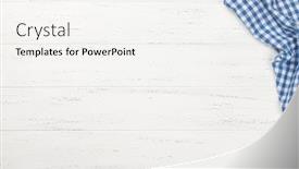  Presentation with tablecloth - Cool new presentation with kitchen-table-with-tablecloth backdrop and a white colored foreground