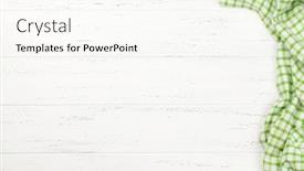  Presentation with tablecloth - Theme enhanced with kitchen-table-with-tablecloth background and a white colored foreground