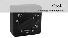  Presentation with timer - Cool new presentation theme with kitchen timer backdrop and a light gray colored foreground