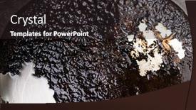  Presentation with burnt - Presentation design featuring kitchen-utensil-burnt-out-metal background and a wine colored foreground