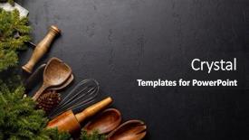  Presentation with cooking utensils - 
